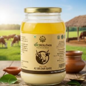 A2 Desi Cow Ghee (Bilona Method) – 1000ML